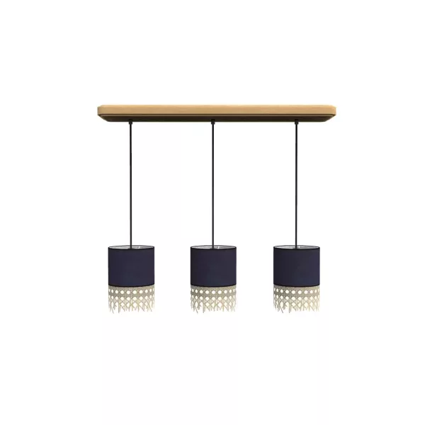 3 suspensions paillotte