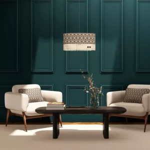 Décor 1 Suspension Paillotte Ovale M