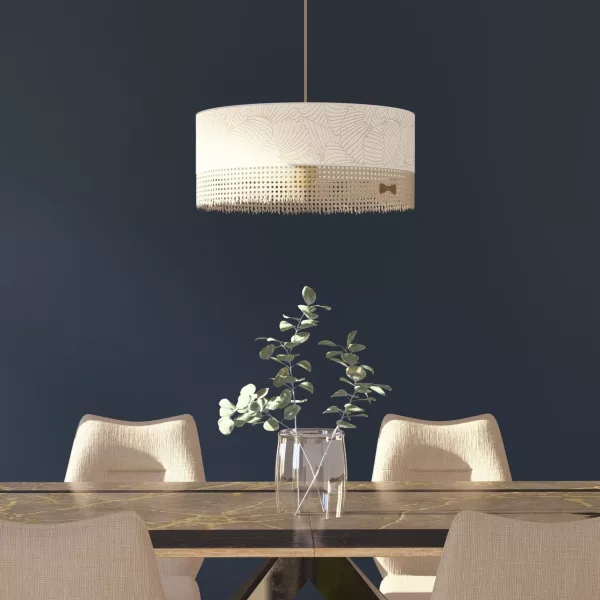 Décor 1 Suspension Paillotte Ronde M