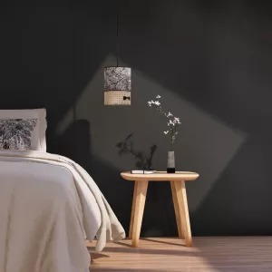 Décor 1 Suspension Paillotte Ronde S