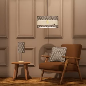 Décor 1 Suspension Palmier Ovale M