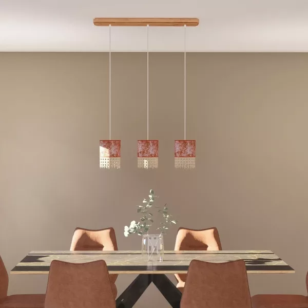 Décor 2 - 3 suspensions paillotte