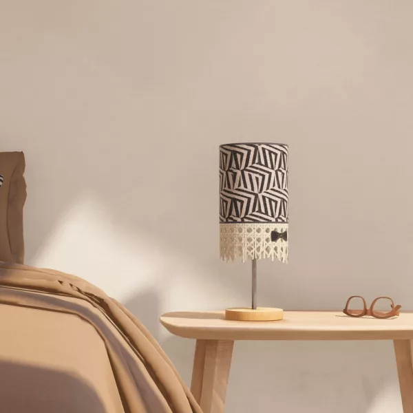 Décor 2 Lampe Paillotte 20