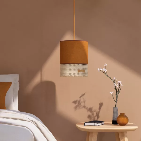 Décor 2 Suspension Paillotte Ovale S