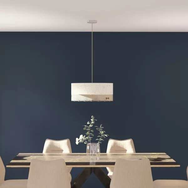Décor 2 Suspension Paillotte Ronde M