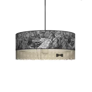 Suspension Paillotte Ronde M